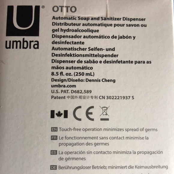 Umbra OTTO - Automatic Soap and Sanitizer Dispenser - Picture 5 of 6